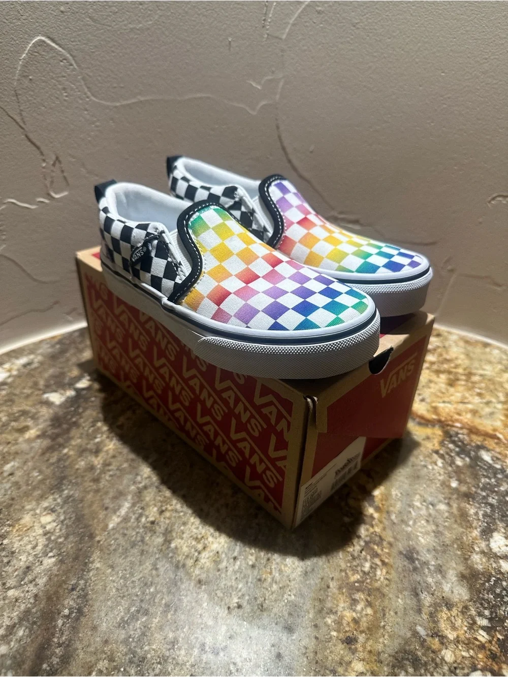 Vans colorful rainbow